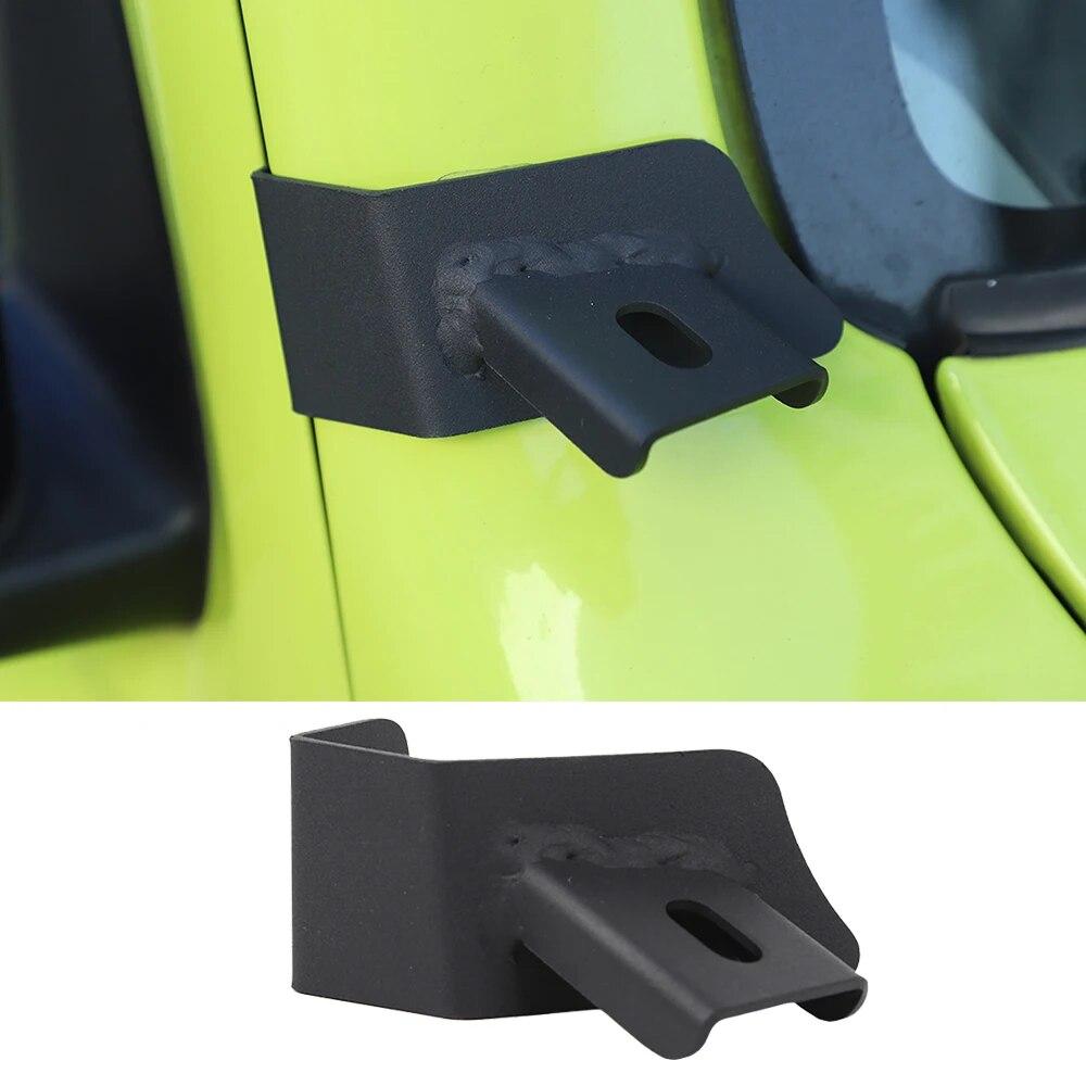 

Передний капот автомобиля, прожектор на стойке, рабочий светильник, монтажный кронштейн, держатель для Suzuki Jimny JB64 JB74-2023, внешние аксессуары Right