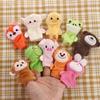 Plush Children's Hand Puppet Parent-Child Finger Puppet Cartoon Animal Puppet  Educational Toy