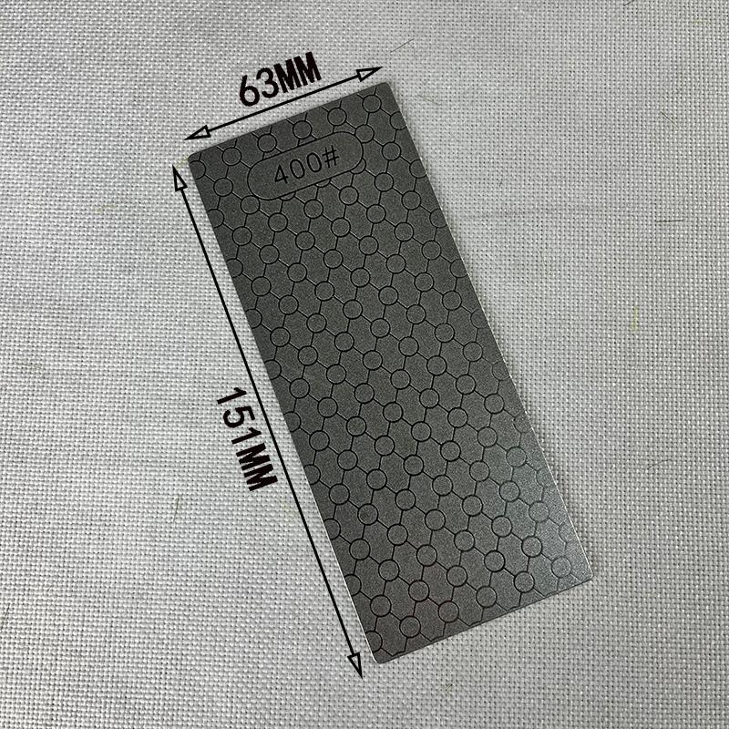 Preminum Diamond Honeycomb Pattern Sharpening Stone Quick Grinding Sharpening Stone for Kitchen and Outdoor Knives