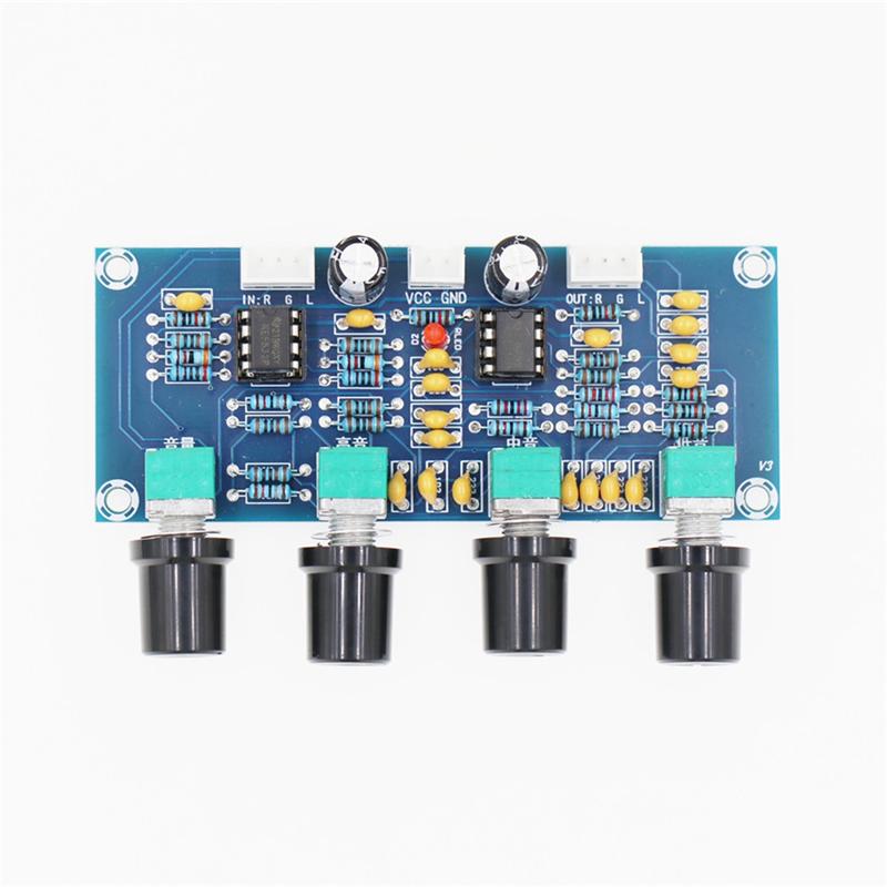 ABUO-XH-A901 Tone Board Preamp Pre-Amp With Treble Bass Volume Adjustment Pre-Amplifier Tone Controller For Amplifier Board