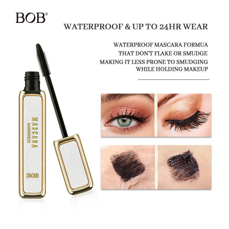 BOB Lammfell vergoldetes Mascara wasserdicht wischfest schlank dicht geschwungener Wimpernprimer