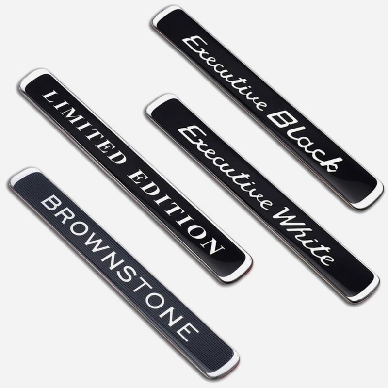 Car Sticker Emblem Badge Decal For Tundra Corolla Prado Brownstone Executive Black White Limited Edition