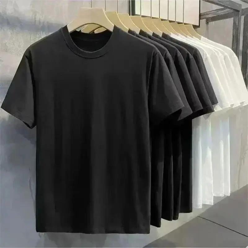 Fashion Best Seller Printed Cotton Short-sleeved Y2K High Street Sport Streetwear Loose Casual Oversized Clothing Vintage Unisex