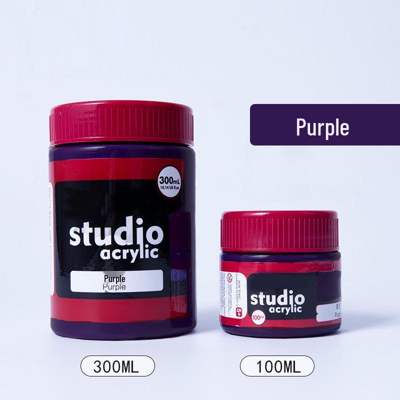 24-Color Acrylic Paint Set: Waterproof, 300ml Cans for Wall, Clothing & Shoes DIY Projects