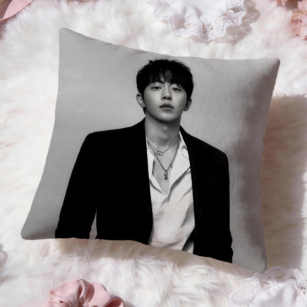 Actor N-Nam J-JooS HyukS Cushion Cover Premium Comfort Reversible Pillow Cove -Two in One Design for Any Room & Car Interior