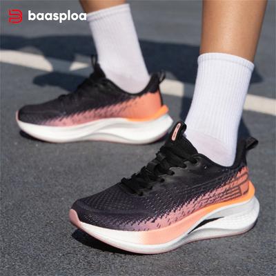 Scarpe da corsa da donna Scarpe da allenamento professionali Superficie in mesh traspirante antiscivolo antiurto Scarpe da corsa sportive da donna per esterni