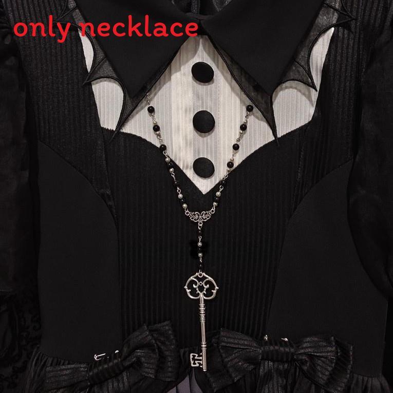 Retro Gothic Style Long Chain Necklace With Cross Pendant For Womens Vintage Jewelry