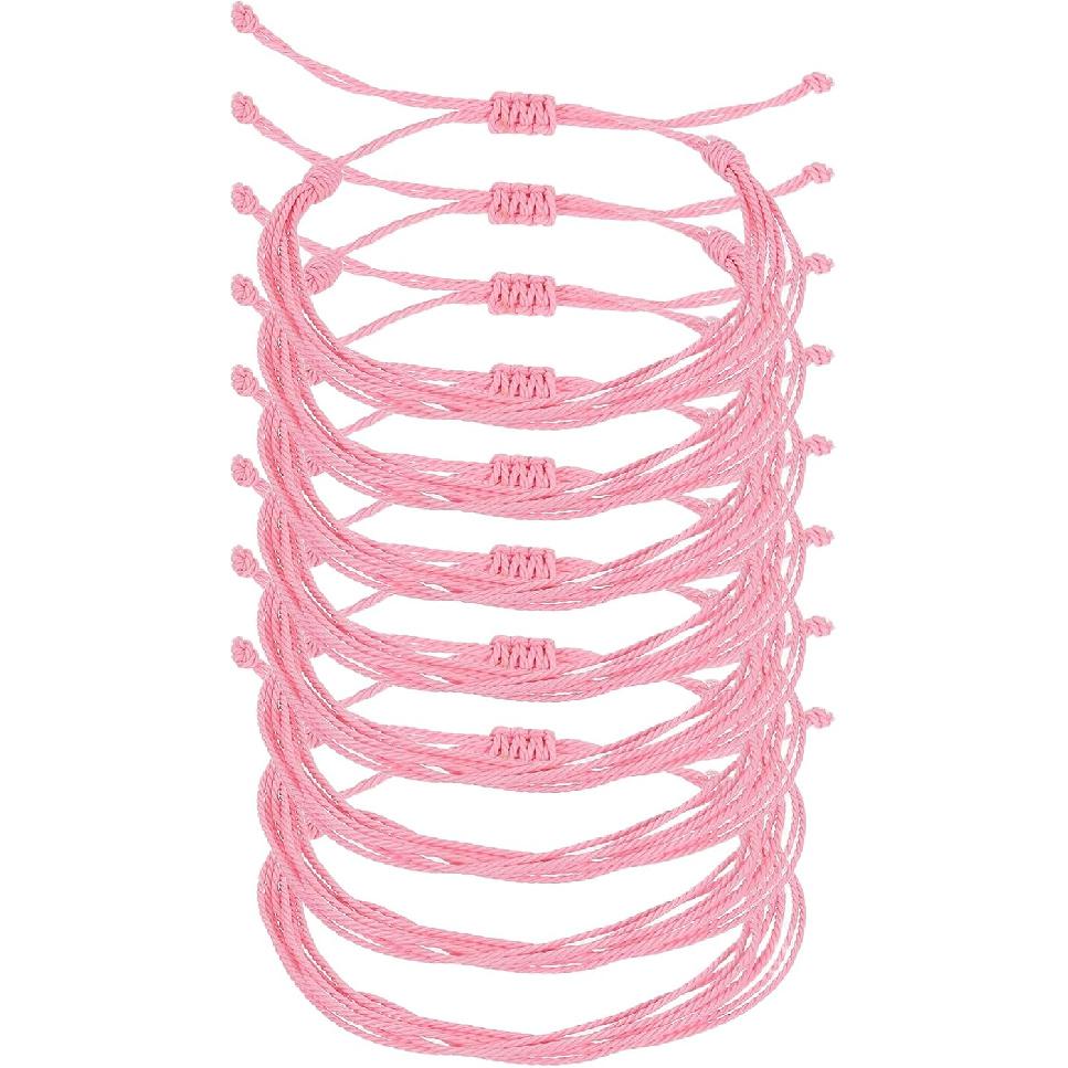 MECCANIXITY Braided Rope Bracelet Adjustable Woven String Bracelets