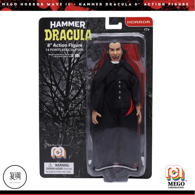 Mego Hammer Horror Movie Dracula 8-Inch Movable Hanging Card Gift