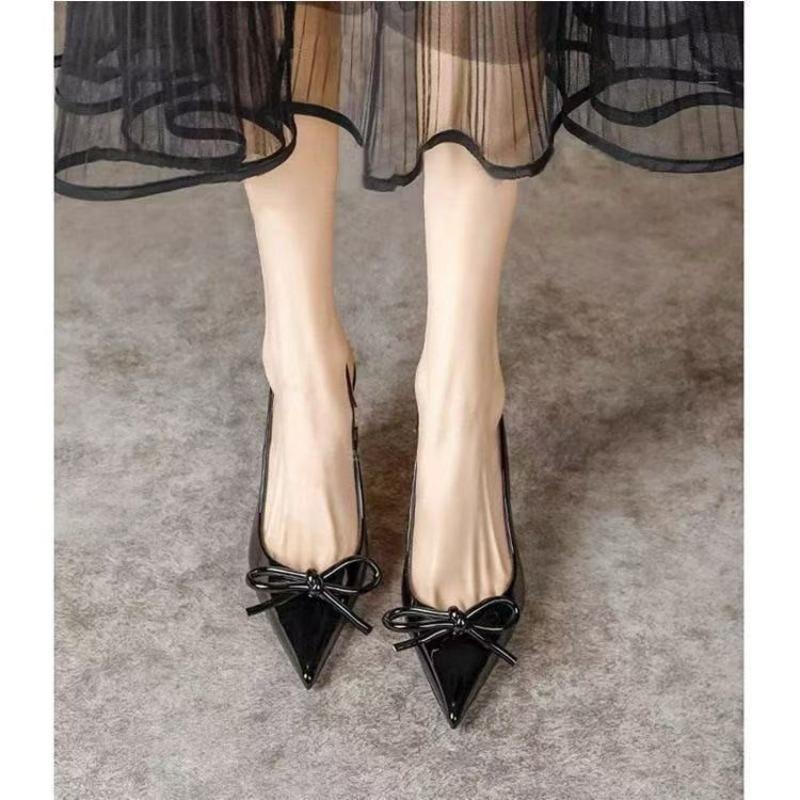 Sandals women's summer wear high-heeled sandals temperament versatile bag head sandals bow high-heeled sandals women