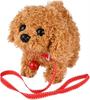 Electric Simulation Dog Plush Toys Interactive 18Cm Dog Robot  Walking Barking Tail Wagging Toy For Kids Birthday Christmas Gift