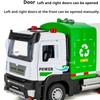 1:32 Electric Vacuum Cleaner Sweeper Model Toys Alloy Diecast Doors Opened Sound Light Pull Back Simulation Engineering Vehicles