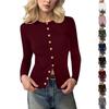 Women's  Comfortable Long-Sleeve Knit Cardigan Top