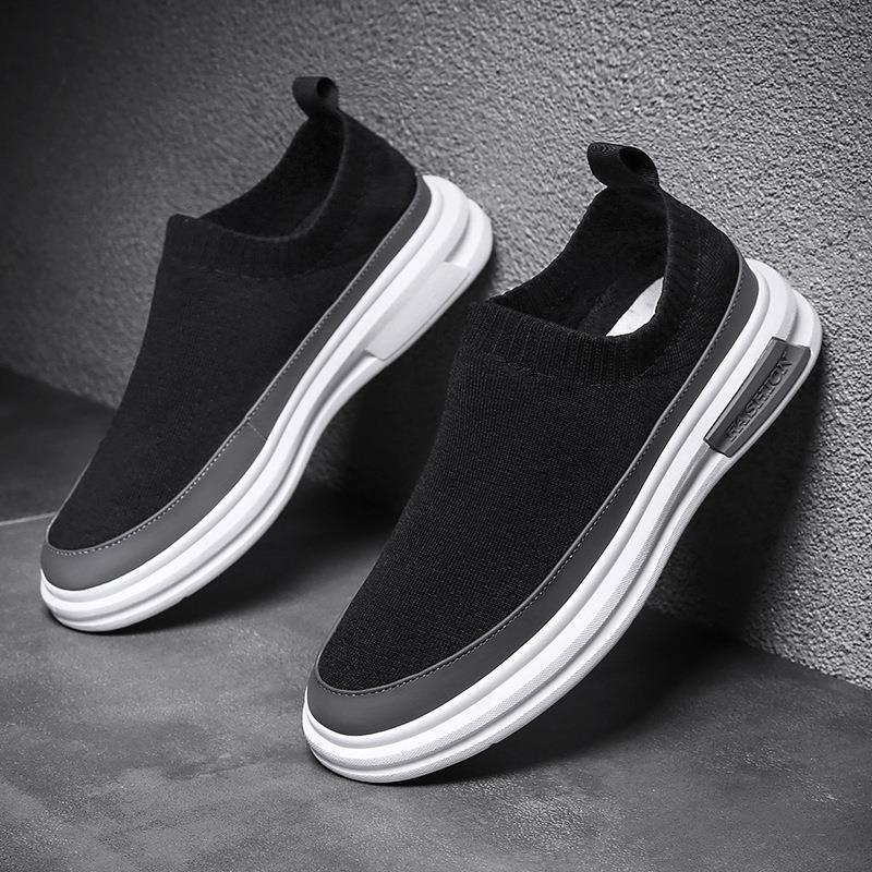 Chaussures décontractées pour homme en toile baskets été_voghion.com
