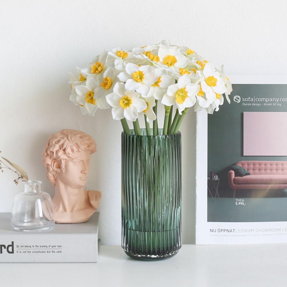 Living Room Garland Wedding Home Decoration Daffodil Fake Flowers Artificial Plant Narcissus