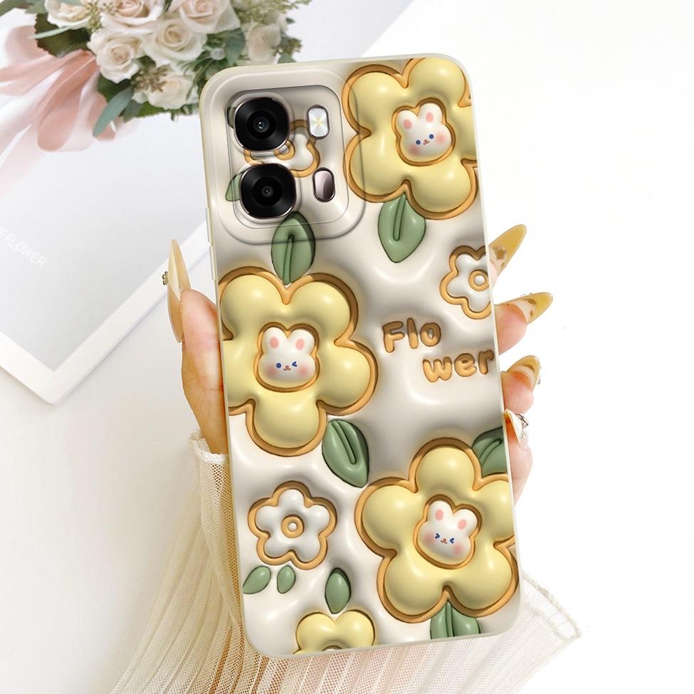 For Oppo A6s 4G CPH2815 Casing For Oppo A6s 5G CPH2789 Case Cover Luxury Fashion Cute Cartoon Funny Painted Silicone Phone Case