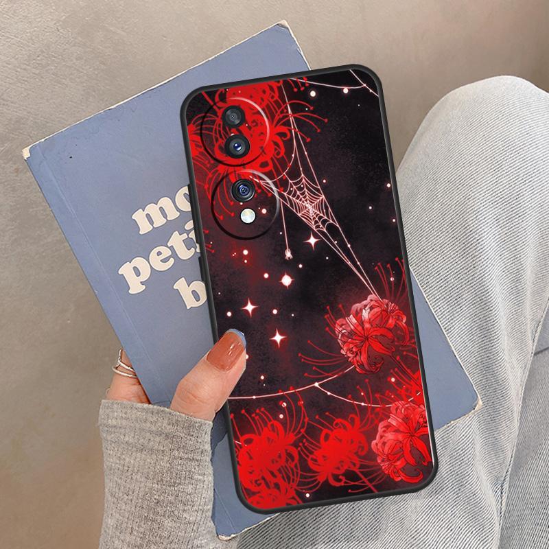 Lycoris radiata Case For Honor Magic 8 7 6 5 Pro Cover For Honor 400 200 X9c X9b X9a X8a X8b 50 70 90 Lite