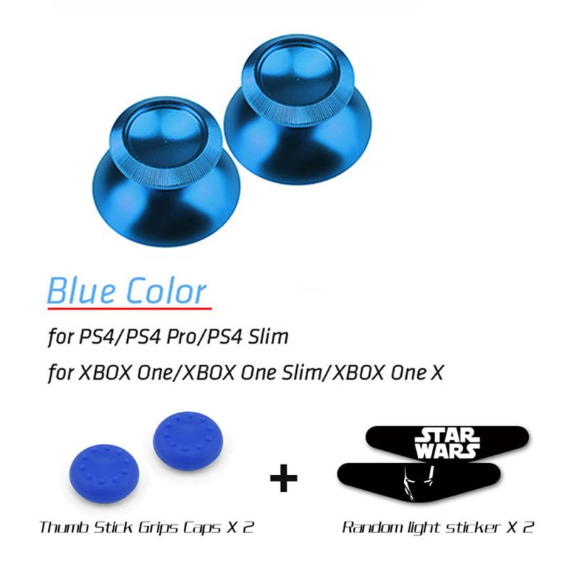 Metal Game  Controller  Button  Set Mushroom Head Handle Repair Accessories Compatible For Ps4 / Ps