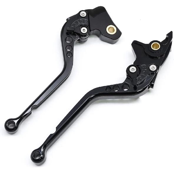 CNC Clutch Brake Levers Fit for RE Classic 350 350cc Meteor 2021-2025, Super Meteor 650 2023, Hunter 350 HNTR 2022-2024 Black Long