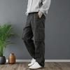 Yousheng Men Retro Cargo Pants Multi Pocket Casual Baggy Trousers Loose Fit Wide Leg Trousers for Travel Gym School Street Wear