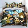 Detective C-Conan Carton Beding Set Printed Bed Linen Set With Pilowcase Bed Soft Duvet Cover Soft Single Double Quen Super King-Sized Dimensionsd