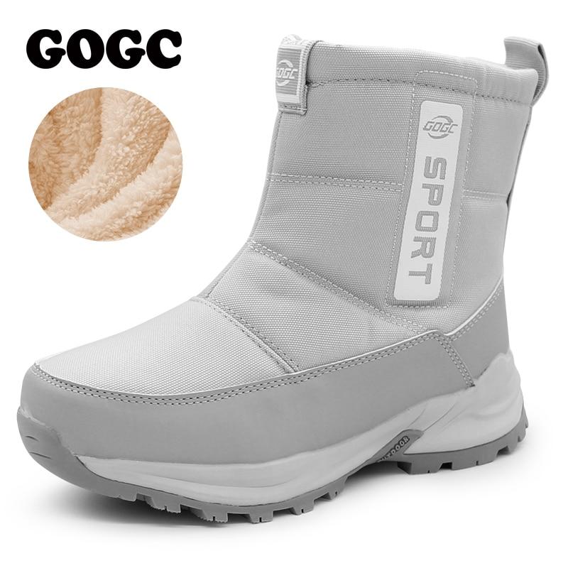 GOGC Зимние мужские походные ботинки, пара зимних ботинок плюс ...
