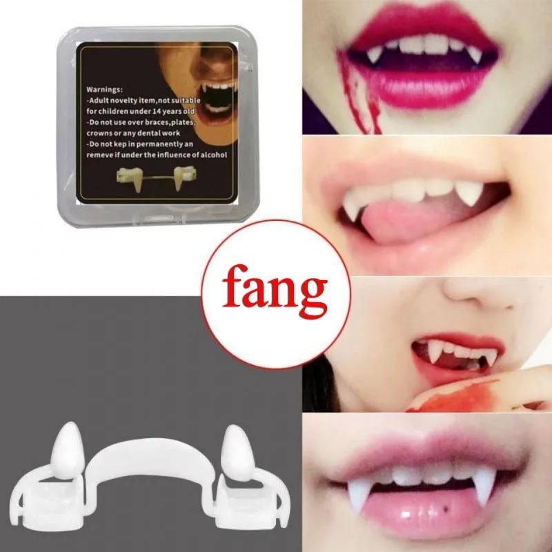 Παιχνίδι ρόλων για το πάρτι με φόρεμα βαμπίρ αναδιπλούμενα δόντια Απόκριες