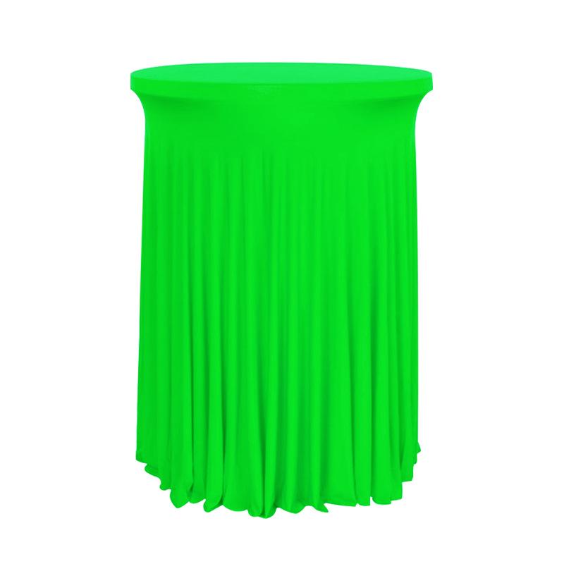 Elastische runde Tischdecke für Cocktail- oder Banketthochstühle