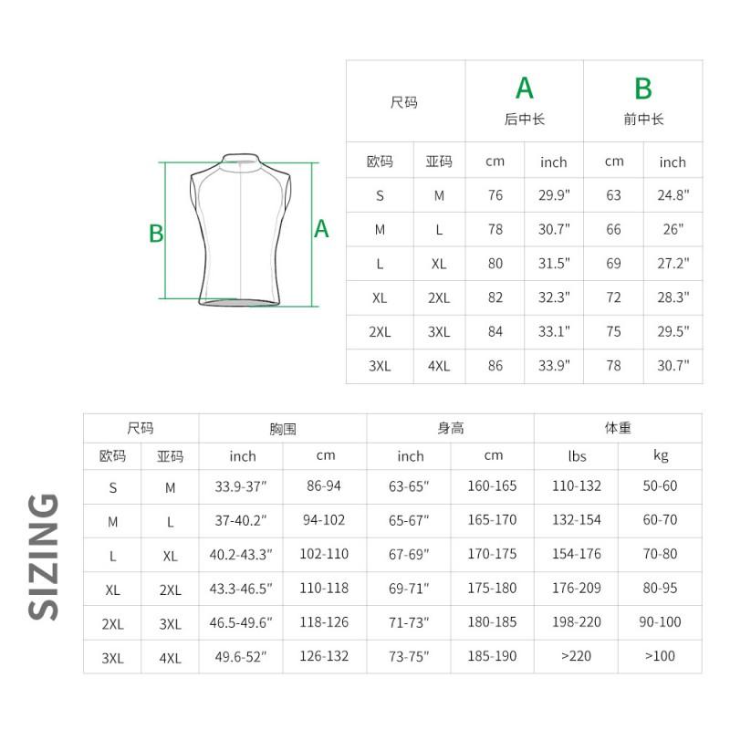 WOSAWE Cycling Windbreaker Vest Unisex Reflective Sleeveless Jacket Road Bike Riding Running Outdoor Sports