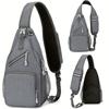 Sling Bag Lightweight Crossbody Sling Backpack for Women Men Large Shoulder Chest Bag Daypack for Hiking Traveling