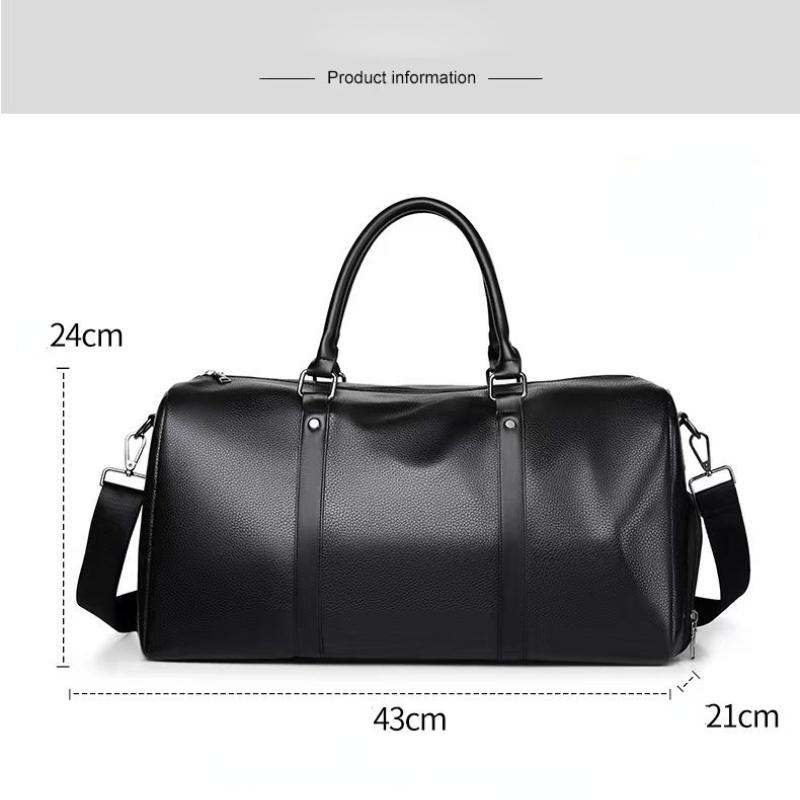 Business Leisure Travel Bag Large-capacity One-shoulder Luggage Messenger Bag Fashion Sports Wear-resistant Retro Business Travel Handbag