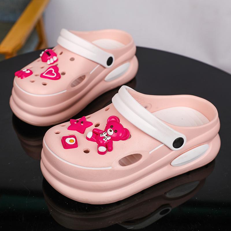 Latest Design Women'S Stylish Outside Soft-Soled Anti-Skid Toe Cap Outer Wear Beach Sandal Shoes And Slide Shoes