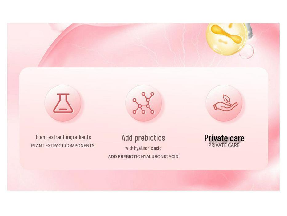 Prebiotic Hyaluronic Acid Intimate Gel for Moisturizing, Tightening, and Antibacterial Vaginal Care