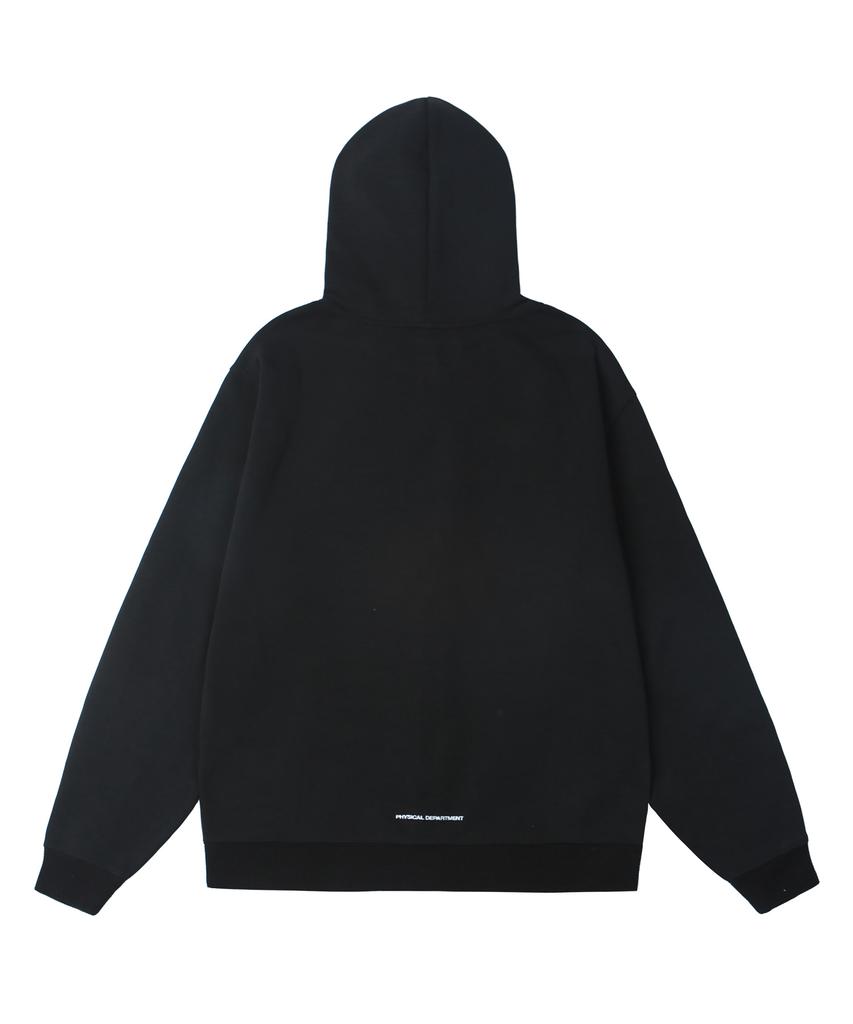 Phyps Motorcycle H-Tech Grid Mix Hoodie Zip-Up Black