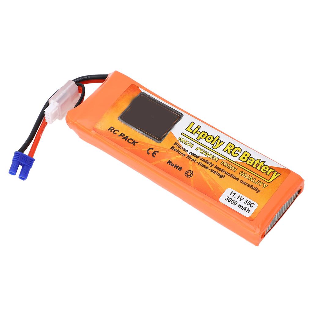 11.1V Drone Lithium Battery 3000mAh Multiple Guard Portable Replacement Battery with EC2 Connector F