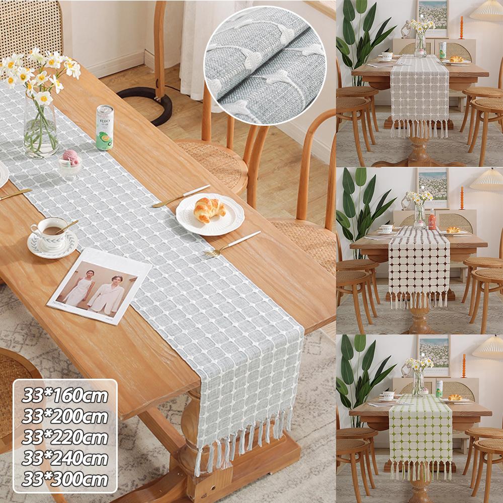 Бохо Фетровая дорожка для стола Декор для обеденного стола Натуральный свадебный домашний — фото 3