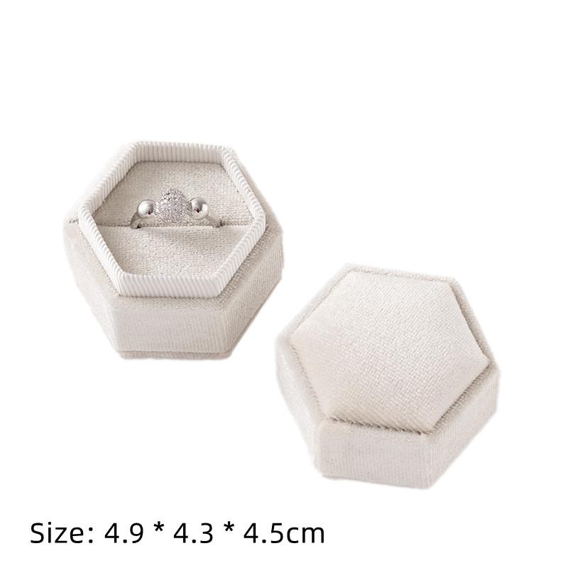 Square Engagement Velvet Earring Ring Packaging Box Jewelry Organizer Valentine Day Gift Case Ring Display Storage Wholesale