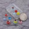 Food Play Miniature Silicone Mold DIY Small Pudding Molds for Crafting Baking