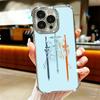 Sword Art Online Anime Plating Phone Case For Iphone 16 17 Pro Max Air 16E 14 15 Plus 12 13 Mini Anti-Fall Airabag Cover