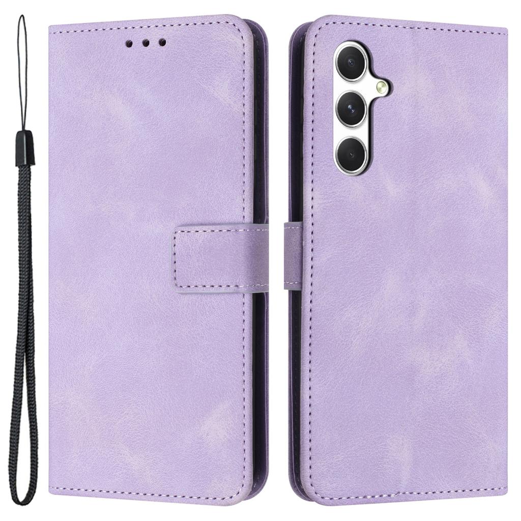 For Samsung Galaxy A17 5G/A17 4G/A26 5G/A16 5G/A16 4G Case Solid Color Leather Wallet Protective Phone Cover