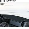 FOR BAW 205 2013  Car Dash Mat Dashmat Dashboard  Cover Sun Shade Dash Board Cover Carpet  Accessories