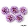 Purple Artificial Flowers Heads Silk Fake Flowers For Home Decor Party Wedding Decoration DIY Valentine's Day Gifts Accessories
