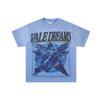 26 Cross-border foreign trade VALL Meichao high street retro washing water old direct injection hot diamond short sleeve pullover men's and women's 