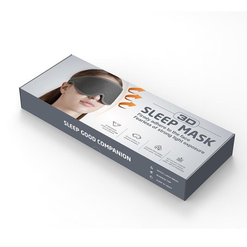 Soft Slim Sleep Mask 100% Blackout 3D Eye Mask Zero Eye Pressure Adjustable Sleeping Mask for Women Men Sleeping Aid Slaapmasker