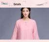 Spring/Summer Fairy Zen Suit: Women's Chinese-Style Cotton Linen Tai Chi & Dance Set