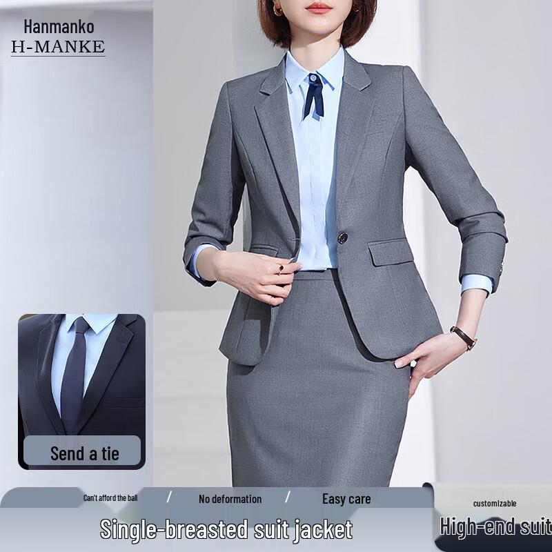 Женская профессиональная повседневная костюмная куртка Hanmanke 5XL