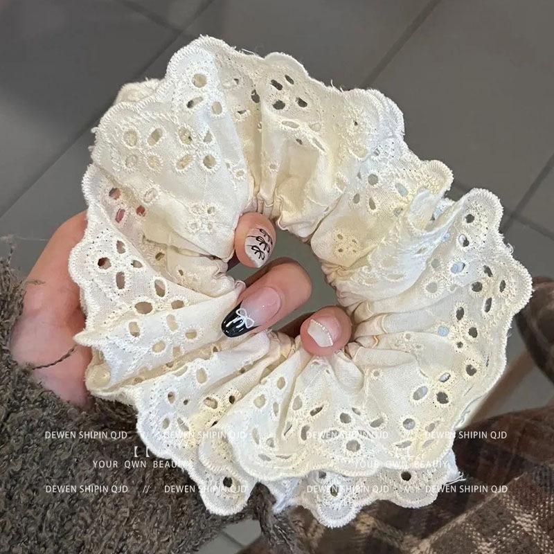 2024 Spring Women's Ballet-Style Intestine Hair Band: Elegant Bun Headdress Ornament