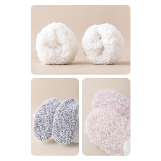 Fuzzy Socks for Women Winter Warm Fluffy Slipper Socks