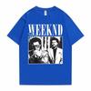 Chanteur Pop Artiste The Weeknd Impression Anime Hauts T-shirts Vêtements T-shirt Femme Femme Dessin Animé T-shirt Manches Courtes Filles T-shirt