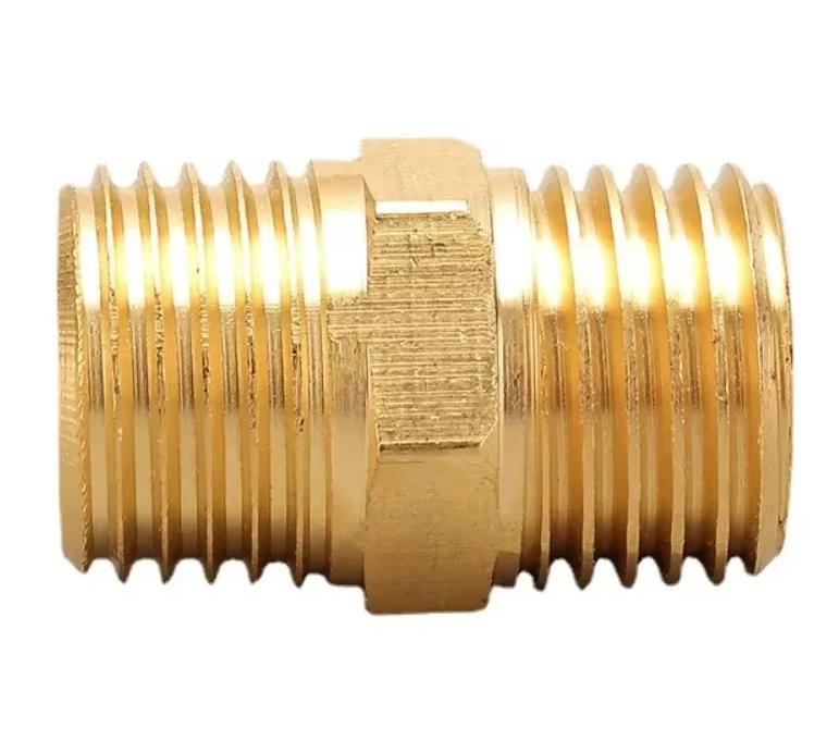 1/8" 1/4" 3/8" 1/2" 3/4" 1" NPT Male Female Hex Nipple Bushing Coupler Reudcer End Plug Cap Brass Pipe Fitting Pneumatic Air